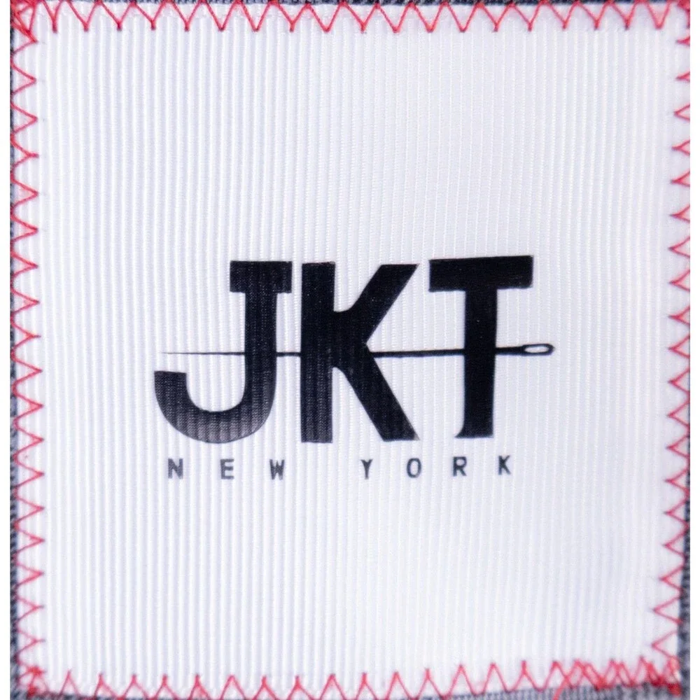 JKT New York Blazer Sport Coat 38R Herringbone Light Brown Two Button Jacket